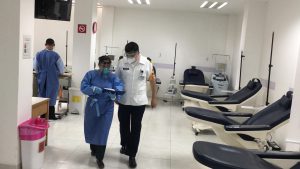 Mayor Médico Cirujano, Carlos Miguel Muñoz Arce quien es el Jefe de Coordinación de Trasplantes del Hospital Central Militar