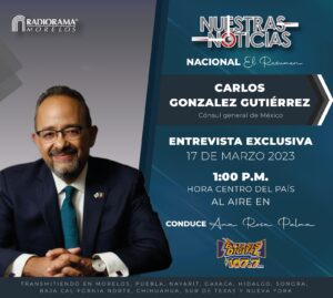 @ConsulmexSdi

Cónsul General de México en San Diego, Carlos González Gutiérrez 