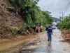 Dejan daños en carretera lluvias en Puebla