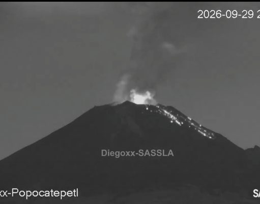Sorprende Don Goyo con fuerte incandescencia